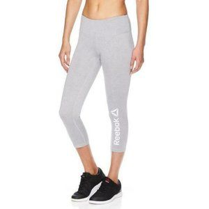Reebok Women's MEDIUM Quick Capri Branded Legging